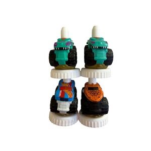Good2Grow Hot Wheels Monster Truck Bundle Drink Topper Race Ace Tiger Shark Wrex